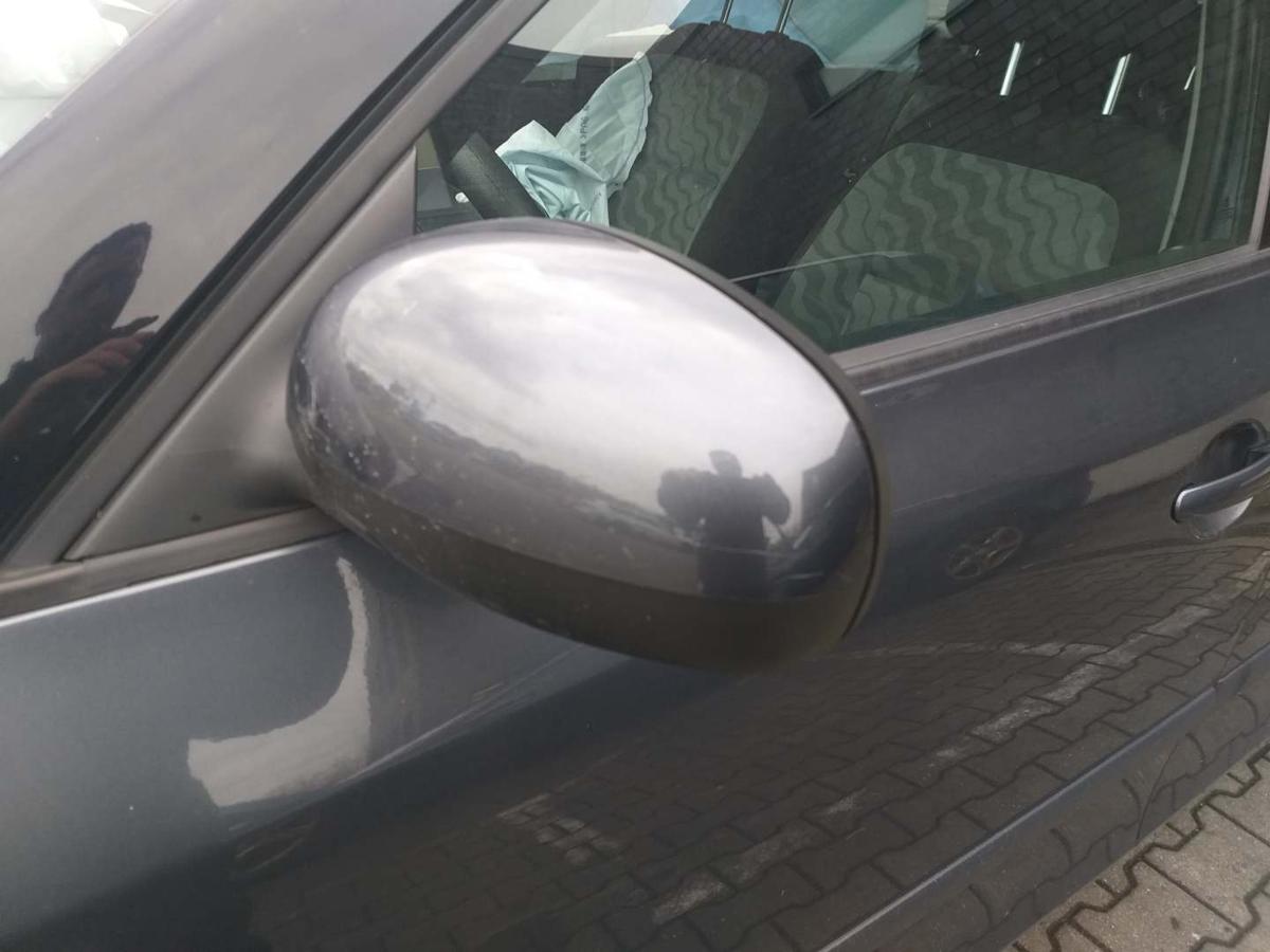 Skoda Fabia 2 5J original Außenspiegel links LF8J Anthrazitgrau elektrisch Bj.2009